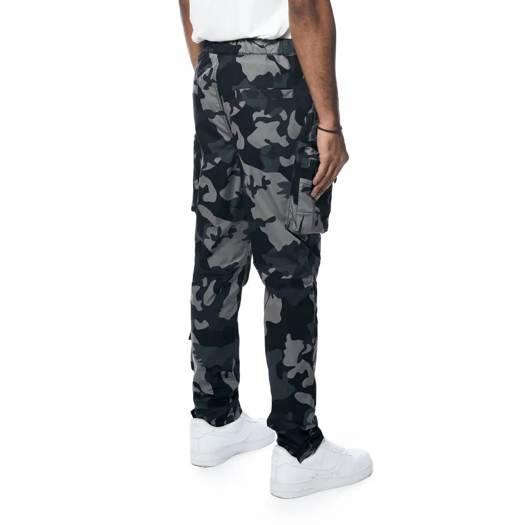 Utility Windbreaker Pants - Stone Camo