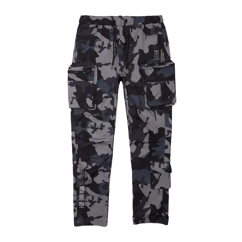 Utility Windbreaker Pants - Stone Camo