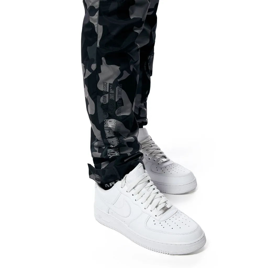 Utility Windbreaker Pants - Stone Camo