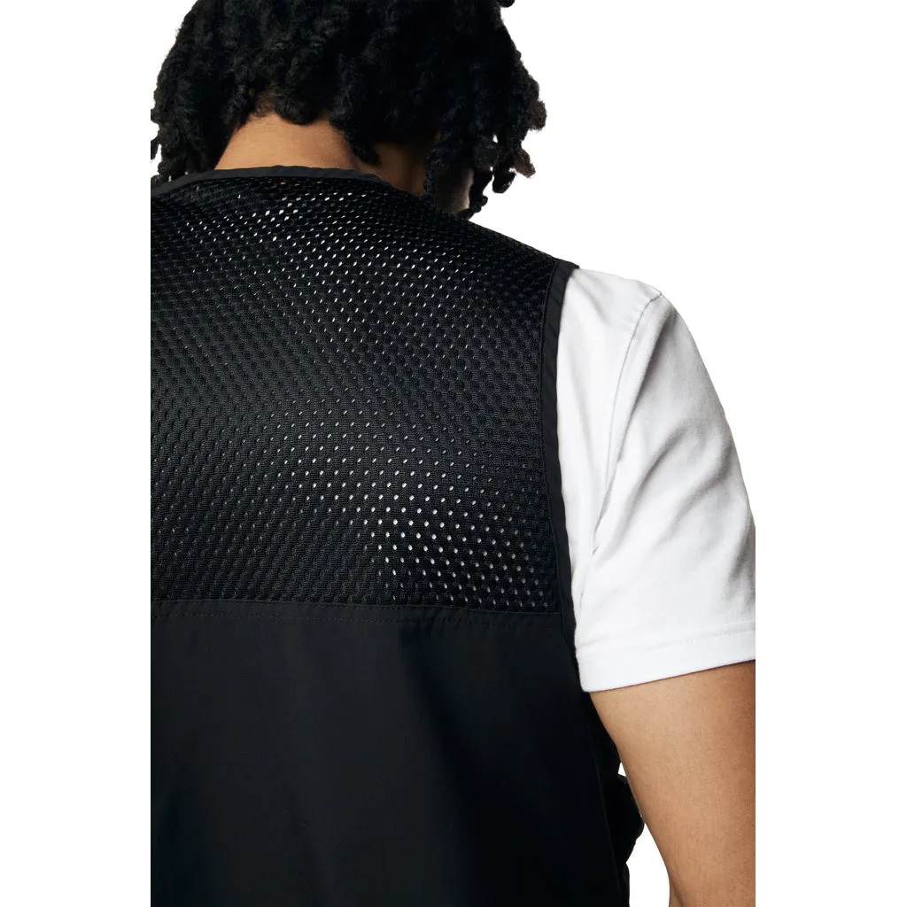 Utility Windbreaker Vest - Black