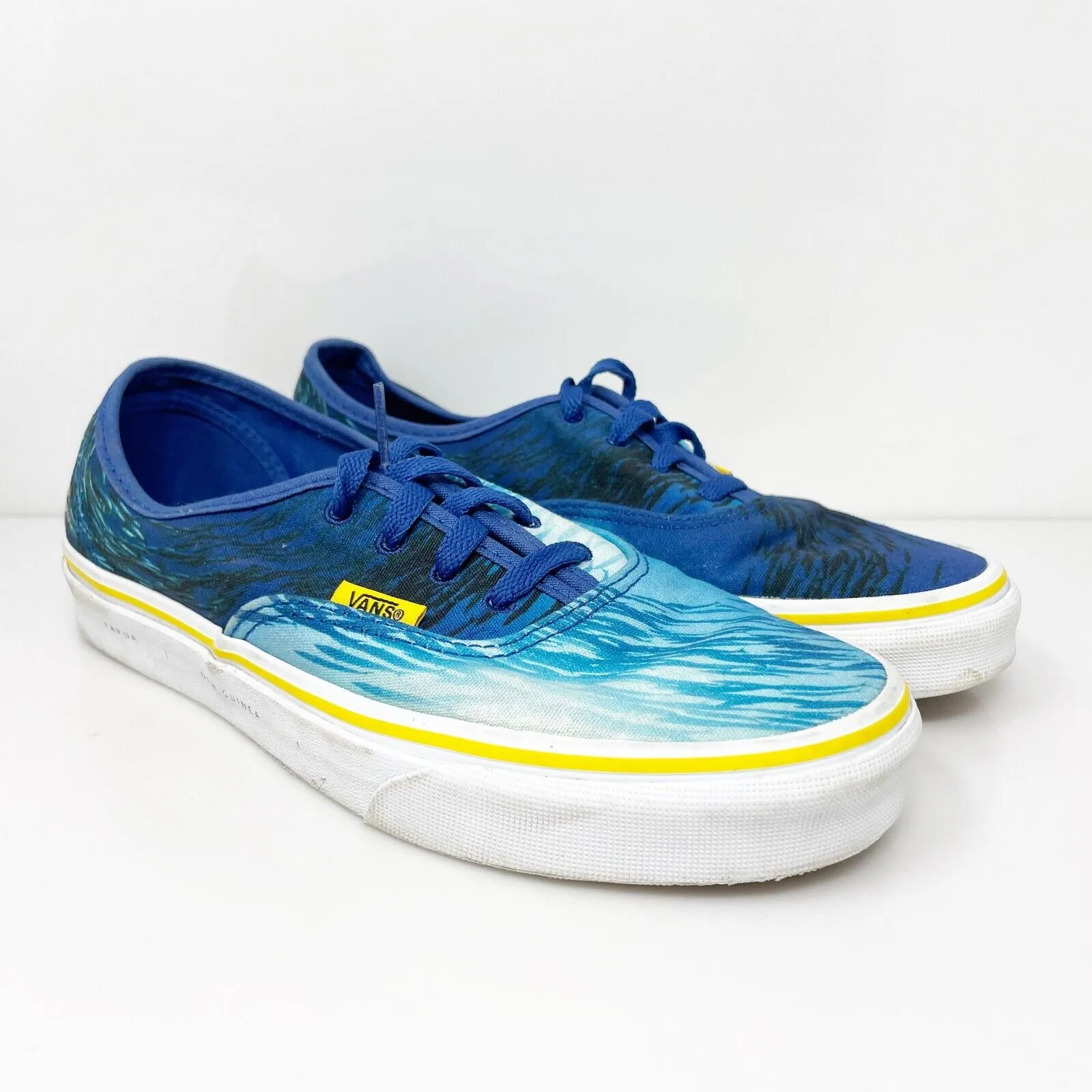 Vans Unisex Off The Wall 721356 Blue Casual Shoes Sneakers Size M 6 W 7.5