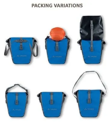 Vaude Aqua Front Pair of Trunk Bag Orange