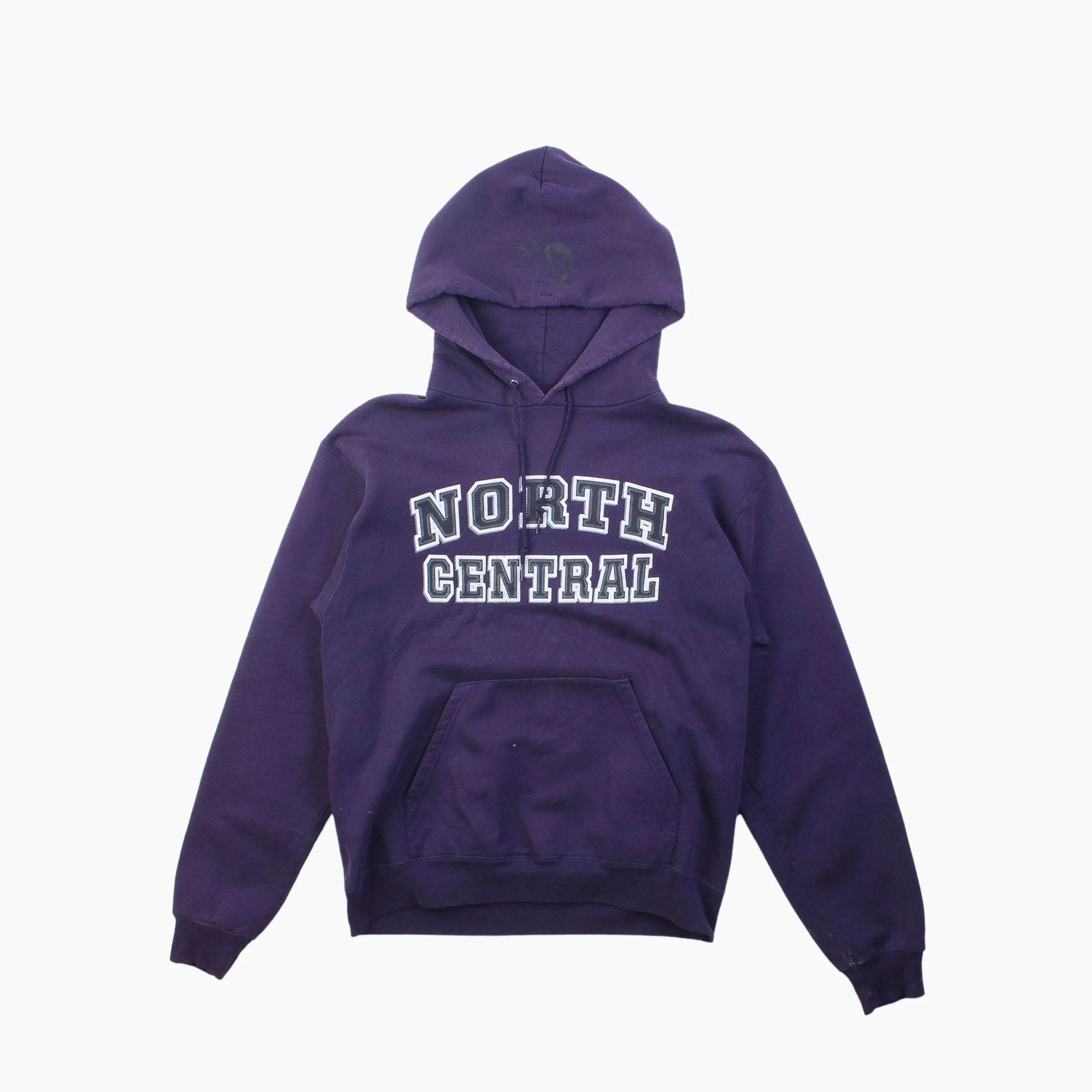 Vintage 'North Central' Champion Hooded Sweatshirt