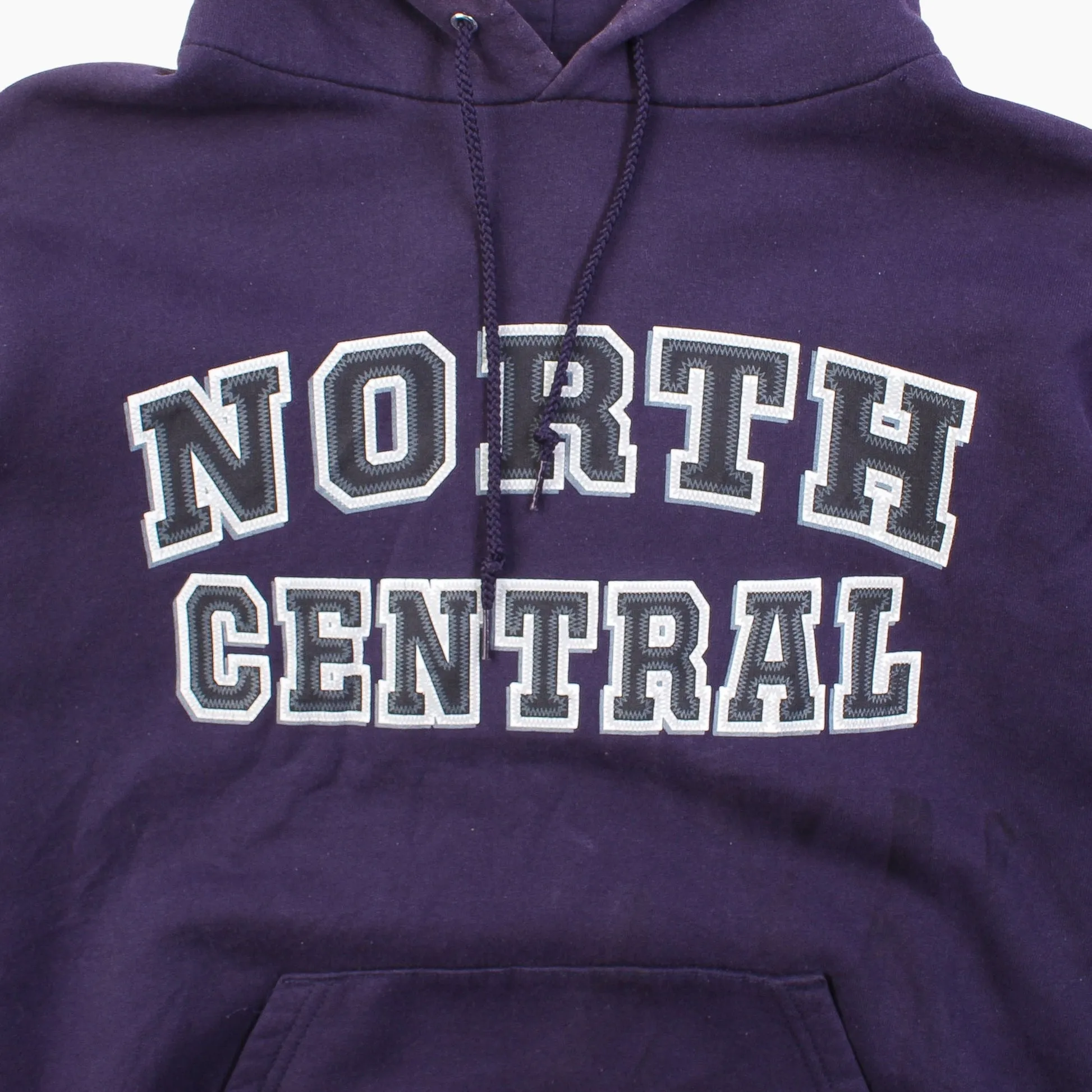 Vintage 'North Central' Champion Hooded Sweatshirt