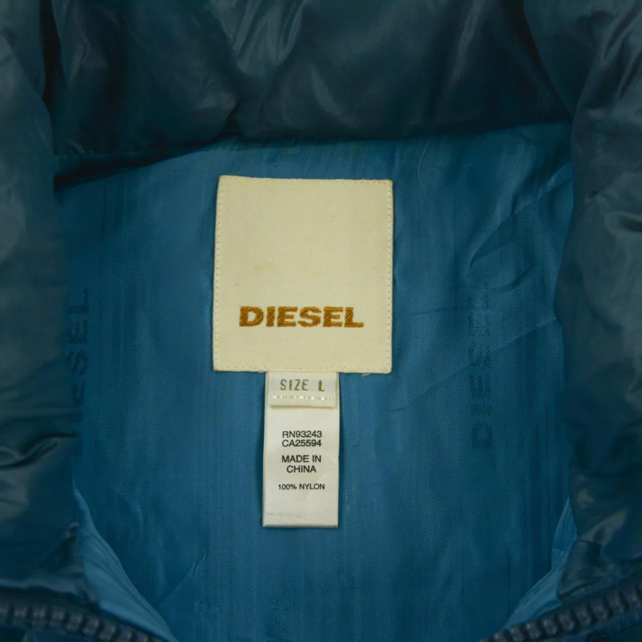 Vintage Diesel Puffa Gilet Size L