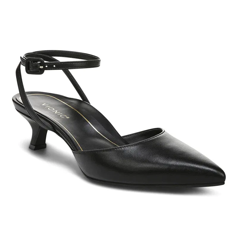 Vionic Jacynda Kitten Heel - Black