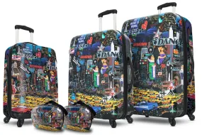 Visionair Jane Elissa 5-Piece Luggage Set - Broadway Nights 