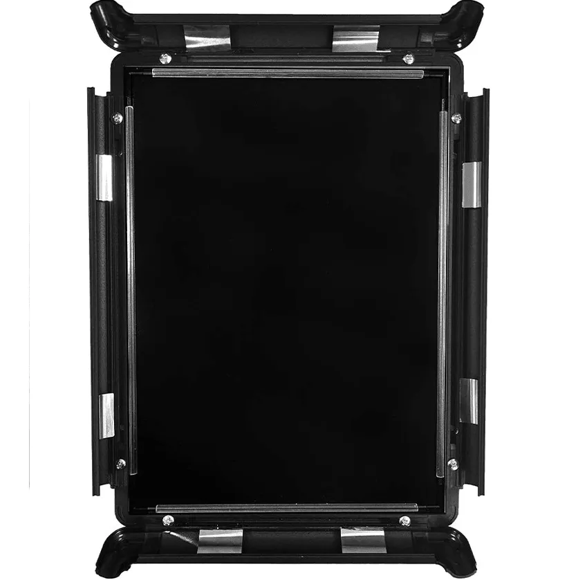 Visionchart Snap Poster Frame Wall Sign Holder A4 Black