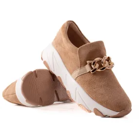 W. Potocki Potocki Suede Sneakers beige