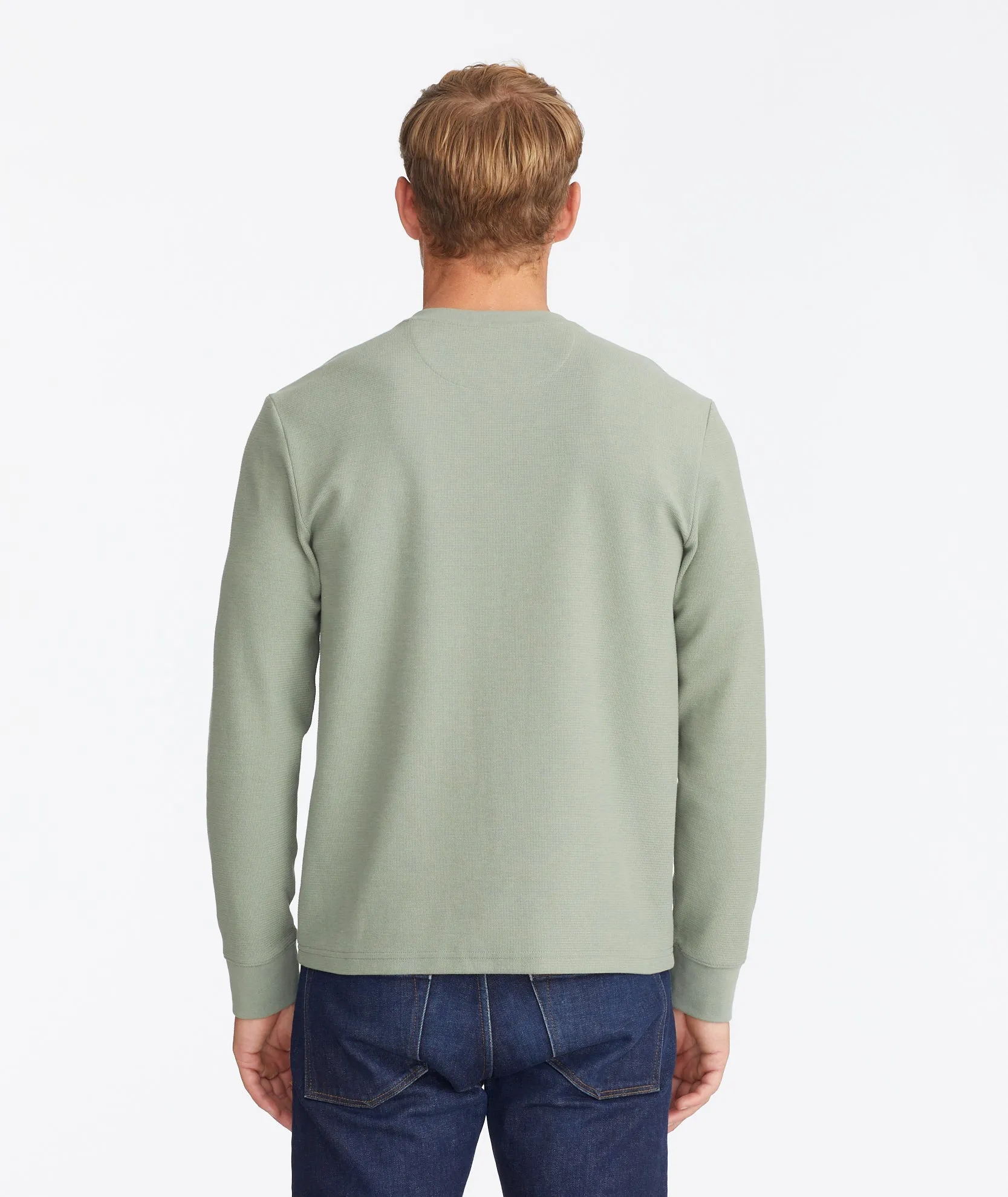 Waffle Long-Sleeve Henley - FINAL SALE