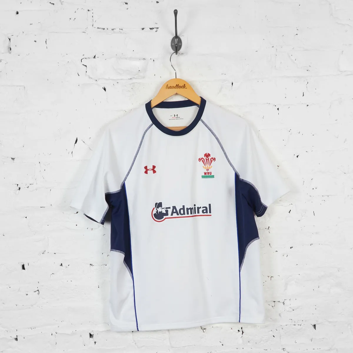 Wales Rugby Under Armour Away Shirt - White - M