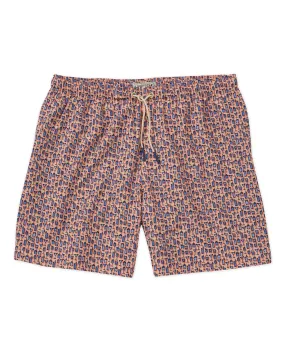 Westport Lifestyle Compo Cocktail Print Stretch Swim Trunk