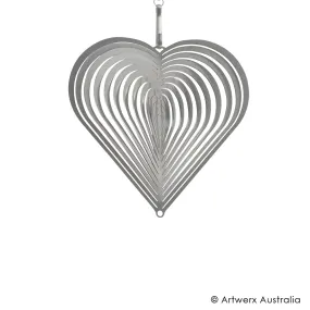 Wind Spinner Heart 10cm