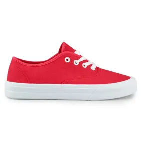 Women's red sneakers