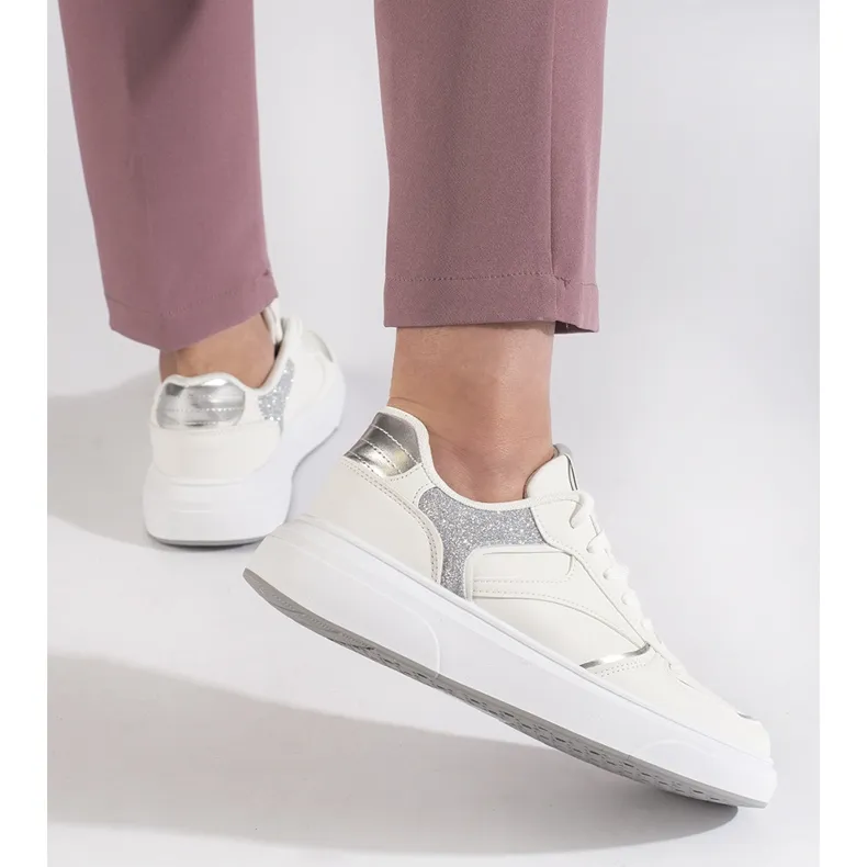 Women's white sneakers