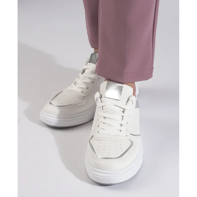 Women's white sneakers