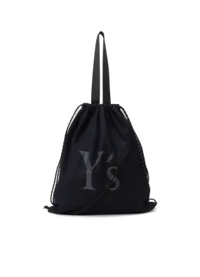 Y'S NYLON MESH KNAPSACK