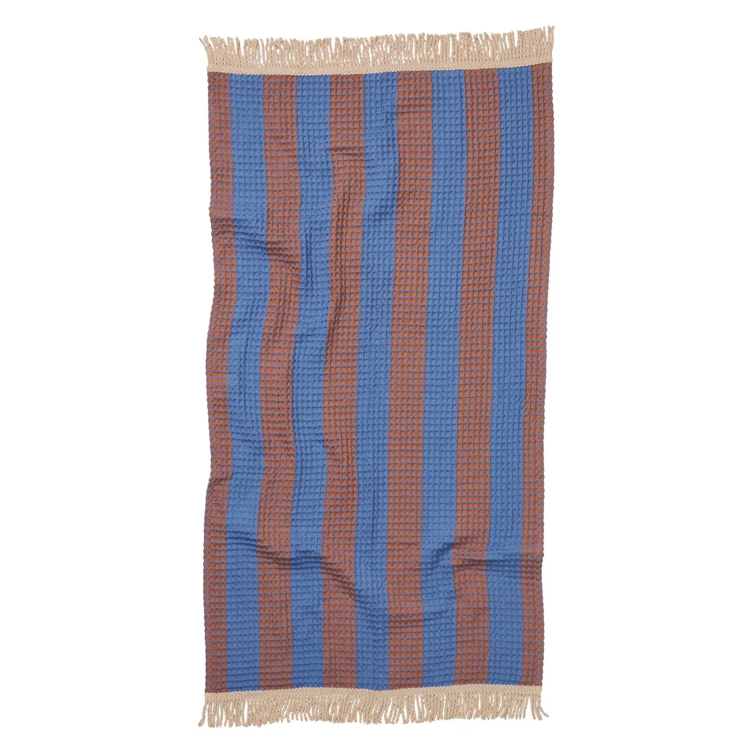 ZELIA WAFFLE TOWEL - BLUE JAY