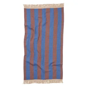 ZELIA WAFFLE TOWEL - BLUE JAY